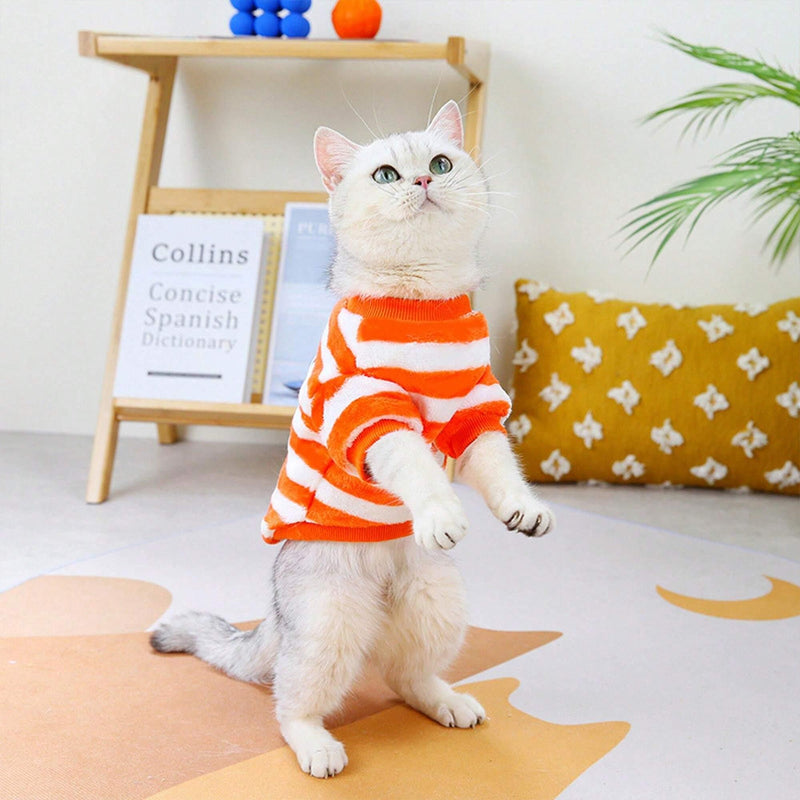 Roupas para pets de inverno com moletom