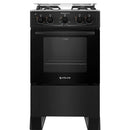 Fogão Preto 4 bocas atlas com acendimento automático