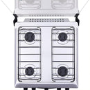 Fogão Preto 4 bocas atlas com acendimento automático