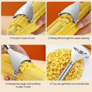 Descascador de milho de aço inoxidável durável conveniente