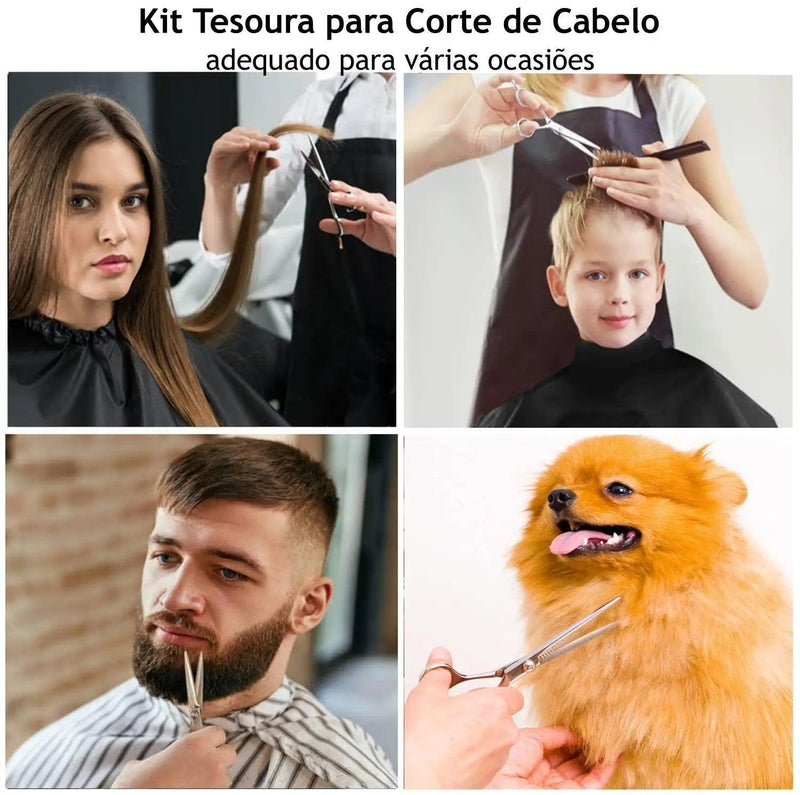 Kit 5 Tesouras