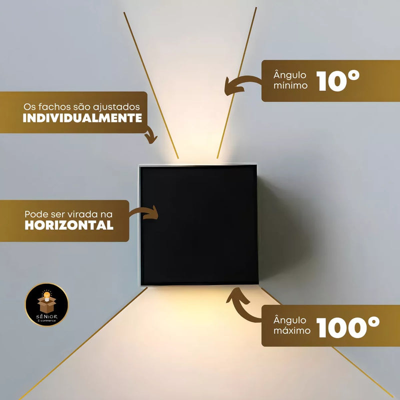 Arandela LED de Parede Externa e Interna