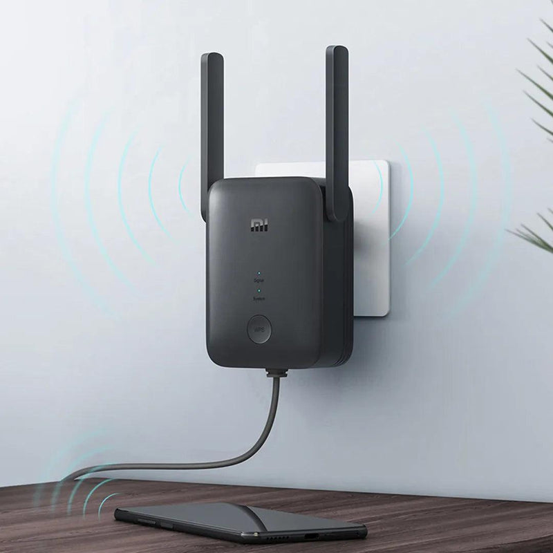 Xiaomi-Mi WiFi range extender, roteador de sinal, AC1200, 2.4GHz e 5GHz Band, 1200Mbps