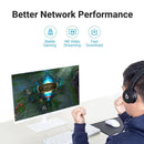 Cat6A Cabo Ethernet, 10Gbps Lan Cable, UTP - Slim Ethernet Patch Cable