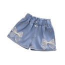 2024 Shorts jeans verão para meninas