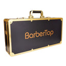 Professional Gold Aluminum Suitcase Barber Tool Salon Hairdressing Accessories Atorage Case Carrying Travel Box