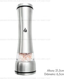 Kit 2 moedor azeite e vinagre + 2 moedor pimenta + sal