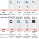 Cabeça Escova Elétrica Universal, Substituição Brau