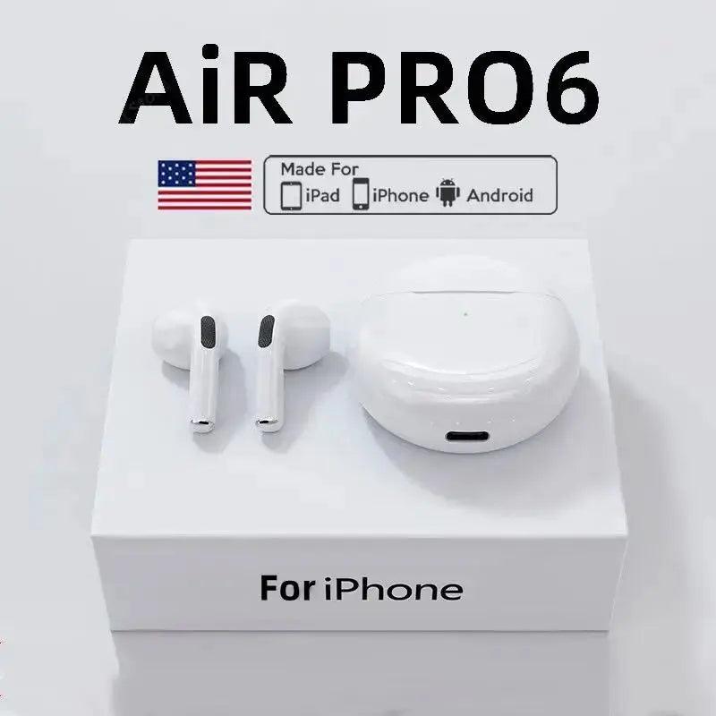 Original Air Pro 6 TWS - Fones de ouvido sem fio bluetooth