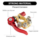 Automotivo Car Top Post Terminais de bateria, Braçadeira de cabo de fio