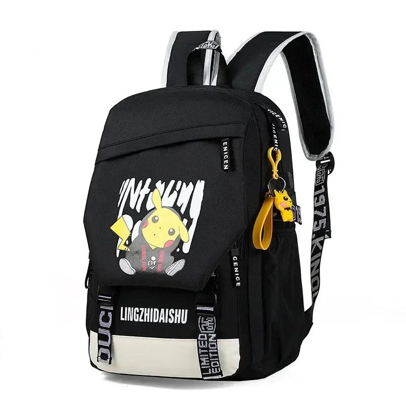 New Pokémon Anime Pikachu mochila para crianças