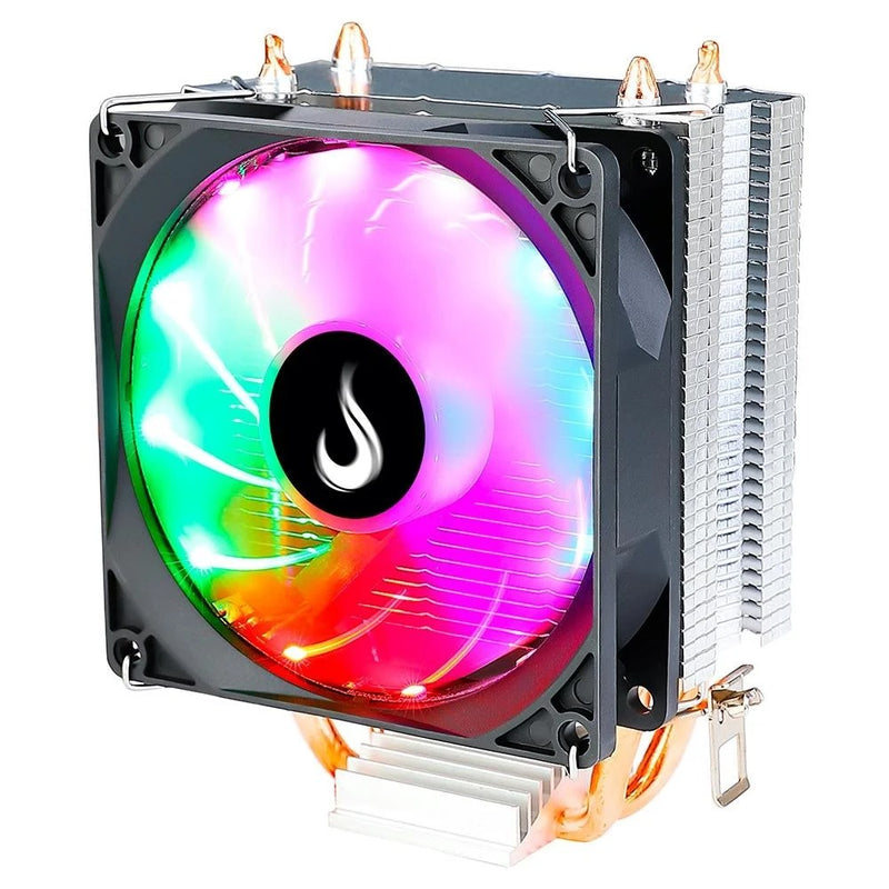 Air Cooler Gamer Rise Mode Z5, LED Rainbow, AMD/Intel, 90mm