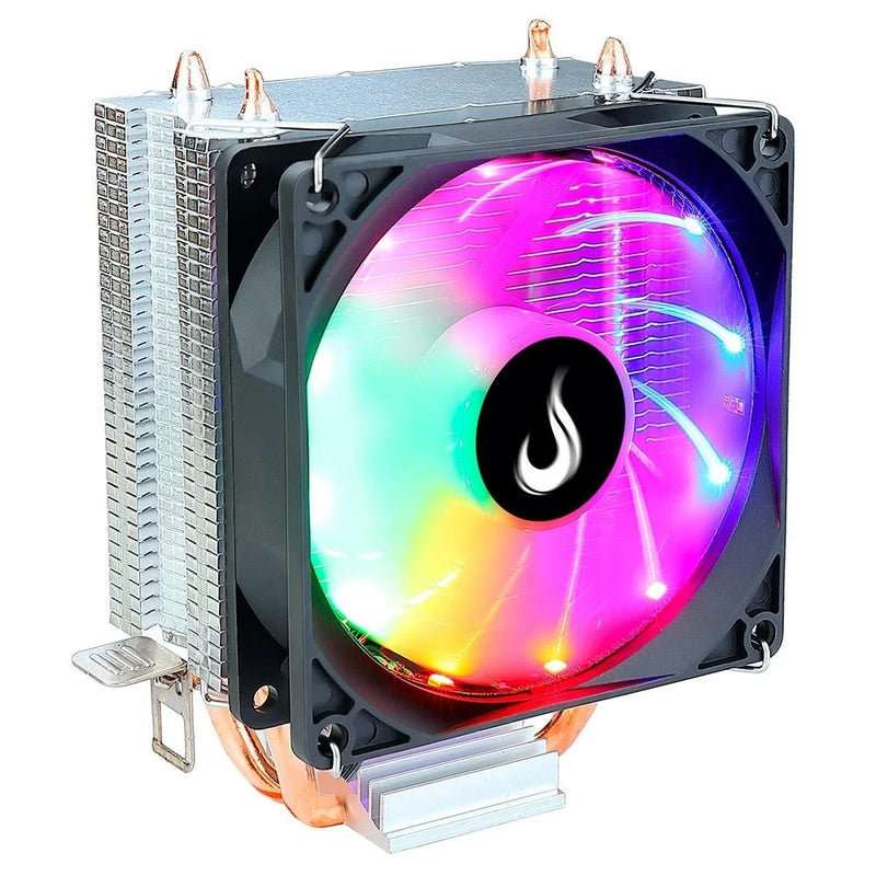 Air Cooler Gamer Rise Mode Z5, LED Rainbow, AMD/Intel, 90mm