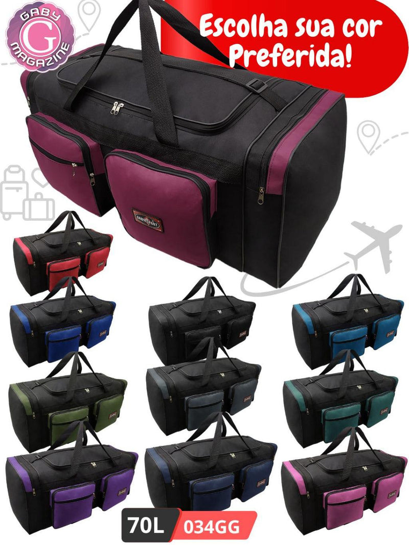 70L Bolsa de Viagem Extra Grande