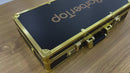 Professional Gold Aluminum Suitcase Barber Tool Salon Hairdressing Accessories Atorage Case Carrying Travel Box