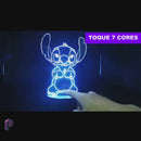 Luminária Noturna 3D com Ilusão