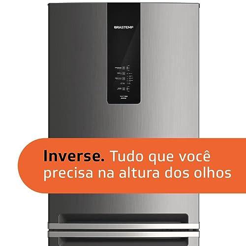 Geladeira Frost Free Brastemp Inverse 2 Portas 443L Evox BRE57AK 220V